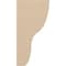 Ekena Millwork 4"W x 4"D x 8"H Wide Greensboro Rough Cedar Woodgrain TimberThane Corbel, Primed Tan CORUR04X04X08GRNRCPR - alternate 4
